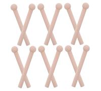 ULTECHNOVO 12 Pezzi Ganci in Legno per Pegboard Bastoncini e Ganci Appendibili in Legno Massello per Organizzazione Garage Officina Casa e Spazi Decorativi