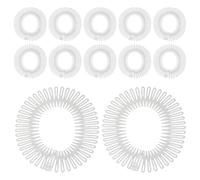 ULTECHNOVO 12 Pezzi Pettini Elastici Invisibili per Chioma Donna, Pettini Laterali in Plastica e Resina, per Lavoro, Comodi da Portare