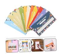 ULTECHNOVO 12 set Buste Budget Piccole e Leggere con Fogli per Monitoraggio Spese e Denaro Organizer Cash Stuffing per Risparmio e Pianificazione Mensile Materiale Resistente e Facile da