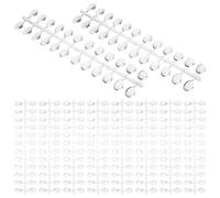 ULTECHNOVO 12 Set Suggerimenti la Visualizzazione delle Unghie Ovali in Acrilico, Pratici e Portatili, per Manicure a Casa e Saloni Professionali, Confezione