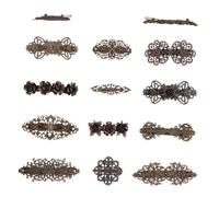 ULTECHNOVO 14 pezzi Fermagli Capelli Vintage in Metallo Retro Accessori Moda per Donna e Ragazze Clip Francese Resistente per Tutte le Stagioni e Colori di Capelli