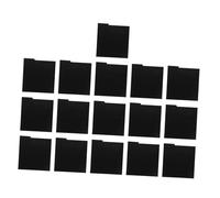 ULTECHNOVO 16 Pezzi Divisori per Vinili in PVC Nero Resistente alla Polvere Design per Organizzare Dischi in Vinile e Collezioni in Scatole di Stoccaggio