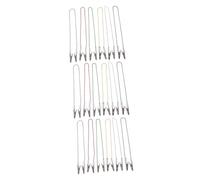 ULTECHNOVO 18pezzi Clip Per Bavaglini Inossidabile Con Catena Di Perle Colorate Supporto Per Tovaglioli e Mascherine Fissaggio Sicuro Per Anziani