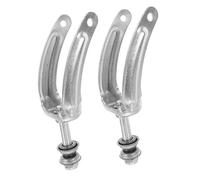 ULTECHNOVO 1paio Steel Front Wheel Fork Bracket Replacement for Wheelchair Easy to Install Compatible with Electric and Manual Wheelchairs Strong Stability with Bearings