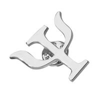ULTECHNOVO 1pezzi Retro Alloy Brooch Pin with Psychology Theme for Men and Women Unique Decorative Badge for Clothing Suits and Backpacks Versatile Lapel Accessory