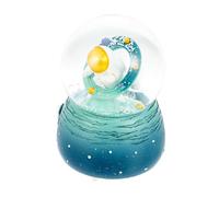 ULTECHNOVO 1pezzi Sfera di Cristallo Luminosa Astronauta Music Box Senza Batteria Decorazione da Tavolo Artificiale Manuale per Casa e Ufficio