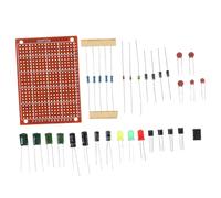 ULTECHNOVO 1set Saldatura Per Principianti Kit Apprendimento Saldatura e Componenti Elettronici Per Esercizi Pratici