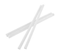 ULTECHNOVO 2 Paia Guide per Cassetti per Armadio, Guide Scorrevoli in Plastica Bianca, per Cassettiere, Armadi e Scatole Portaoggetti, per Cameretta e Zona Studio, Montaggio Facile