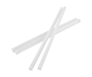 ULTECHNOVO 2 Paia Guide per Cassetti per Armadio, Guide Scorrevoli in Plastica Bianca, per Cassettiere, Armadi e Scatole Portaoggetti, per Cameretta e Zona Studio, Montaggio Facile