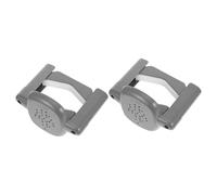 ULTECHNOVO 2 Pezzi Adattatore per Ringhiera Scale Staffa Terminale Corrimano Base di Montaggio in Plastica per Ringhiere Esterni