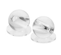 ULTECHNOVO 2 Pezzi Allenatore Di Allineamento Stecca Allenatore Di Colpo Stecca Guida Del Colpo Palla Di Allenamento Trasparente Tornio Portatile Per