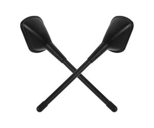 ULTECHNOVO 2 Pezzi Antenna per Accessori Decorativa Camion Nera per Plastica e Leggera di Facile Installazione alla Design Moderno Moda Esterni