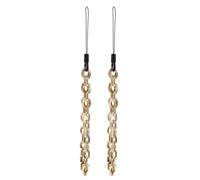 ULTECHNOVO 2 Pezzi Catena per Cellulare in Acrilico Beige Design Compatto e Protezione Anti-smarrimento, Accessorio Unico per Decorazioni DIY e Portachiavi Elegante