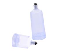 ULTECHNOVO 2 Pezzi Contenitori di Vernice per Aerografo da 40ml in Plastico Spruzzo Preciso e Riduzione Sprechi per Progetti di Pittura