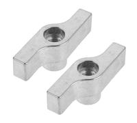 ULTECHNOVO 2 Pezzi Dado Argento Luci Palcoscenico a di Farfalla per in da e Lega Alluminio Regolazione Precisa Compatibilità per Apparecchi di Illuminazione