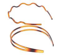 ULTECHNOVO 2 pezzi Fasce per Capelli Donna Antiscivolo con Denti Interni Cerchietti Moda Media per Trucco Sport e Lavaggio Viso Materiale Resistente e Comfort Elevato