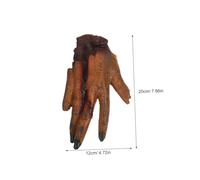 ULTECHNOVO 2 Pezzi Halloween Fake Severed Hands Decor Realistic Bloody Body Parts Props for Haunted Houses Parties And Horror Themes