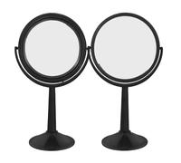 ULTECHNOVO 2 Pezzi Kit di Ottica per Aula Scientifica, Specchio Concavo e Lente Concava in Vetro e Plastica, Nero, Portatile, per Osservazioni ed Esperimenti di Fisica