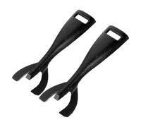 ULTECHNOVO 2 Pezzi Pinze Ghisa per Barbecue e Fajitas da Clip per Piastra Ergonomico Antiscivolo Utensili Multifunzionali e Facile da