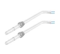 ULTECHNOVO 2 Pezzi Punte di Ricambio Accessori in Acrilico per Irrigatore Orale Massaggio Delicato e Cura Regolabile per Esperienza Orale Fai da Te e Viaggio