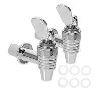 ULTECHNOVO 2 Pezzi Rubinetto per Dispenser Bevande Rubinetto Secchio Acqua 9X8X2,9Cm in ABS Costruzione Robusta Efficienza Migliorata per Cucina Domestica
