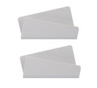 ULTECHNOVO 2 pezzi Supporto da Parete per Telefono con Caricatore Bianco Installazione Senza Adesivo Forte e Rimovibile Compatibile Maggioranza dei Cellulari