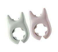 ULTECHNOVO 2 Pezzi Supporto per Mestoli Silicone Fermalatte Tracimazione per Cucina Protezione per Coperchi Pentola Sollevatore Silicone per Mestoli e Cucchiai e Resistente