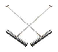 ULTECHNOVO 2 Pz Gancio Sollevatore Per Tombini Maniglia Del Tombino Strumento Di Sollevamento Del Coperchio Di Tombino Ganci Di Sollevamento Attrezzo Per Tombini Acciaio Inossidabile Silver