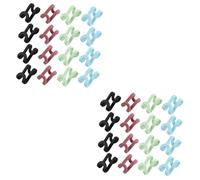 ULTECHNOVO 2 Set Ganci Estensori Per Grucce Da Connettori Per Appendini Armadio Salva E Organizzazione Per Vestiti E Accessori E Ufficio Colore Casuale 24 Pezzi * 2