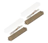 ULTECHNOVO 2 Set Mezuzah in Metallo con Incisioni Benedizione Religiosa Decorazione Artistica per Porta d Ingresso Design Antico e Semplice Simbolo di Preghiera Cattolica e Protezione