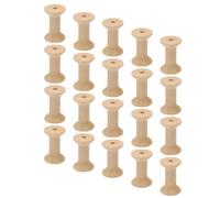 ULTECHNOVO 20 Pezzi Bobine Vintage in Materiale Sintetico a Forma di Clessidra Superficie Liscia per attività di Fai da Te e Lavori Manuali