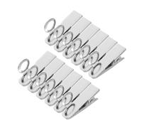 ULTECHNOVO 20 pezzi Clip Lavalier in Metallo per Microfono da Revers Presa Sicura e Regolabile per Abiti Camicie Podcast e Public Speaking