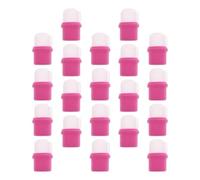 ULTECHNOVO 20 Pezzi Tappi per Unghie Riutilizzabili in Silicone e Plastica Comodi da Indossare per Rimozione Smalto Semipermanente Kit Portatile per Utilizzo Personale e Fai da Te