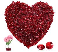 ULTECHNOVO 2000 Pezzi Strass Acrilico Trasparente da 4,5 Mm per Decorazioni Matrimoni e Feste per Vasi e Progetti Artigianali
