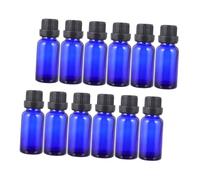 ULTECHNOVO 20pezzi Flacone Vuoto Per Oli Essenziali Comodo Contenitore Per Cosmetici Bottiglia in Vetro Riduttore Di Orifizio Per Campioni e Ricariche Design Leggero e Portatile