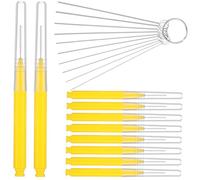 ULTECHNOVO 20pezzi Spazzole per Pulizia degli Ugelli della Doccia Strumenti per Pulizia di Piccoli per Soffioni della Doccia e Carburatori di Motociclette