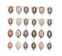 ULTECHNOVO 24 pezzi Ciondoli Vergine Maria in Lega per Collane e Bracciali Accessori Te Resistenti e Versatili per Creazione Gioielli Idea Regalo Decorativa per Famiglia e Amici