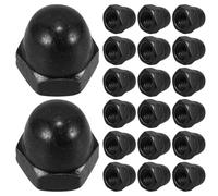 ULTECHNOVO 24 Pezzi Tappi Terminali a Vite in Metallo M8 Copertura Protettiva a Cupola, Cappucci Copri Bulloni Resistenti per Isolamento Elettrico e Protezione in Applicazioni Industriali