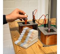 ULTECHNOVO 24pezzi Blocchi di Densità Scientifica in Rame Ferro Alluminio e Legno per Esperimenti Fisici Strumenti Didattici per Misurazione di Volume e Lezioni in Classe e Laboratorio