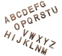 ULTECHNOVO 26 Pezzi Lettere Adesive Alfabeto 5cm in Abs Resina, Targa