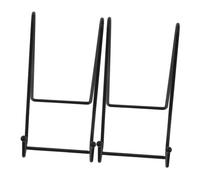 ULTECHNOVO 2pezzi Cavalletti per da Esposizione in Metallo Supporto per Espositore Resistente Espositore per Libri e Piatti Decorativi Supporto per Cornice Stabile e Versatile