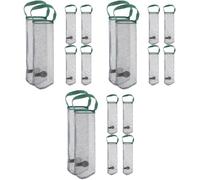 ULTECHNOVO 3 Set Borse Rete Per Frutta E Appese Sacchetti Mesh Per Conservare Cipolle E Avocado Design Traspirante E Decorativo Per Cucina E 6 Pezzi * 3