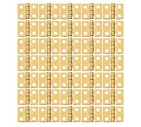 ULTECHNOVO 30 Pezzi Cerniere in Rame per Scatole in Legno Piccole, Mini Cerniere Dorate Alta Durezza, Facili da Aprire e Chiudere per Progetti di Falegnameria e Decorazioni