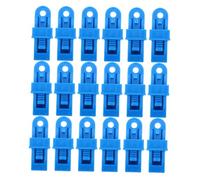 ULTECHNOVO 30 Pezzi Clip da Campeggio Resistenti Antivento in Plastica UV Resistente Morsetti per Teli Copertura e Tendalini Fissaggi Rapidi per Ombreggiature Esterne e Accessori Camper