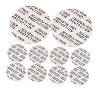 ULTECHNOVO 300pezzi Guarnizioni Di Sicurezza Per Tappi Bottiglia Adesive Trasparenti Tamper Seal Per Barattoli e Contenitori Sigillo Pressione Antimanomissione Compatibili Con Flaconi