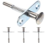 ULTECHNOVO 4 Pezzi Chiusura a Molla in Metallo per Culle e Lettini Ragazzo Ragazza, Accessori per Mobili e Zanzariere, Dimensioni Medie 6X60 MM