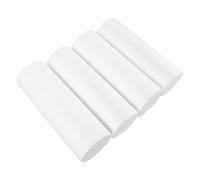 ULTECHNOVO 4 Pezzi Cilindri in Schiuma Bianca per Modellismo, Facile da Impugnare, Supporta Lo Sviluppo Motorio Fine, per Progetti Educativi e Artistici