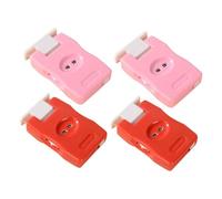 ULTECHNOVO 4 Pezzi Contapunti Manuale per Uncinetto e Maglieria Portatile in ABS Conta File Preciso per Progetti Fai da Te Come Maglioni e Accessori Strumento Compatto per Lavoro Maglia e