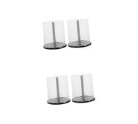 ULTECHNOVO 4 Pezzi Contenitore Vuoto per Cd e Dvd in Plastica Trasparente Dischi Compatto per Archiviazione Protettiva e Organizzazione Facile