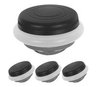 ULTECHNOVO 4 Pezzi Contenitori Pittura in Acciaio Inossidabile con Coperchio Vite Portatile e Resistente per Artisti Vaschette per Olio Acquerello Acrilico e Gouache per Esterni